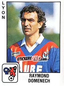 Sticker Raymond Domenech - FOOT 1989-1990 - Panini