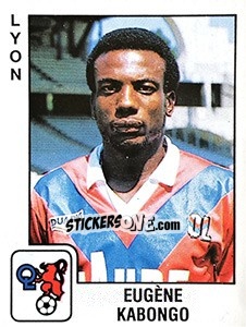 Figurina Eugène Kabongo - FOOT 1989-1990 - Panini