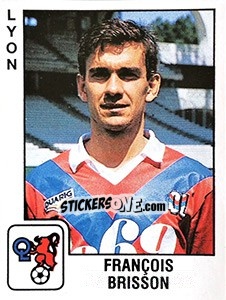 Cromo François Brisson - FOOT 1989-1990 - Panini