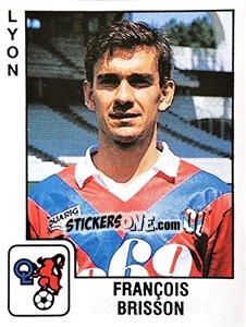 Sticker François Brisson - FOOT 1989-1990 n. 123 - Panini