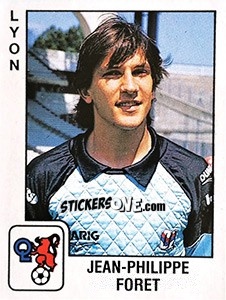 Sticker Jean Philippe Foret - FOOT 1989-1990 - Panini