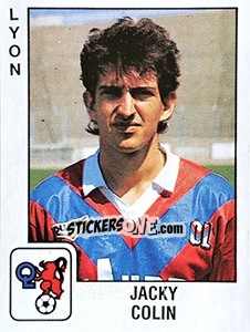 Cromo Jacky Colin - FOOT 1989-1990 n. 125 - Panini