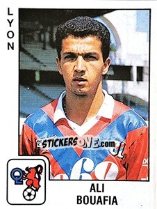 Sticker Ali Bouafia - FOOT 1989-1990 n. 126 - Panini