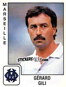 Sticker Gérard Gili - FOOT 1989-1990 - Panini