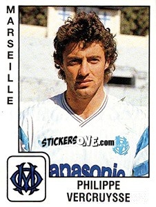 Cromo Philippe Vercruysse - FOOT 1989-1990 - Panini