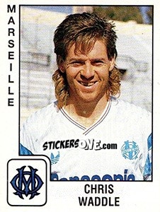 Figurina Chris Waddle - FOOT 1989-1990 - Panini