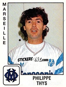 Cromo Philippe Thys - FOOT 1989-1990 - Panini