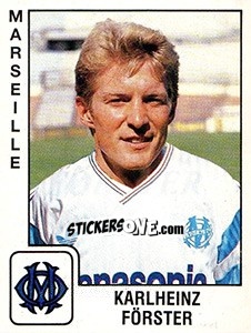 Cromo Karlheinz Förster - FOOT 1989-1990 - Panini