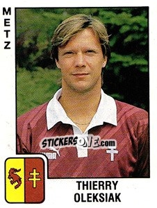 Figurina Thierry Oleksiak - FOOT 1989-1990 n. 150 - Panini