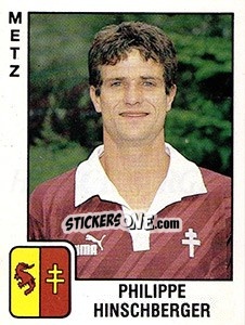 Figurina Philippe Hinschberger - FOOT 1989-1990 n. 151 - Panini