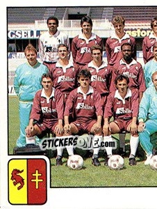 Figurina Equipe Partie A - FOOT 1989-1990 - Panini