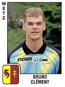 Sticker Bruno Clément - FOOT 1989-1990 - Panini