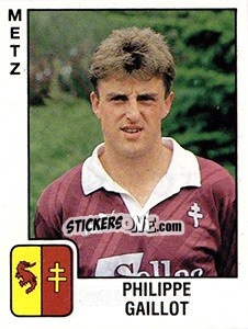 Sticker Philippe Gaillot - FOOT 1989-1990 - Panini