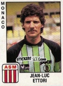 Sticker Jean Luc Ettori - FOOT 1989-1990 - Panini