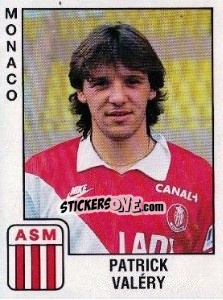 Sticker Patrick Valéry - FOOT 1989-1990 n. 165 - Panini