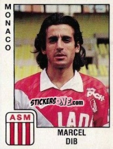 Figurina Marcel Dib - FOOT 1989-1990 - Panini