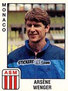 Sticker Arsène Wenger - FOOT 1989-1990 n. 172 - Panini