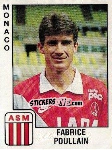 Sticker Fabrice Poullain - FOOT 1989-1990 - Panini