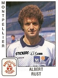 Cromo Albert Rust - FOOT 1989-1990 n. 182 - Panini
