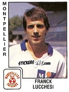 Cromo Franck Lucchesi - FOOT 1989-1990 n. 183 - Panini