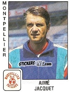 Sticker Aimé Jacquet - FOOT 1989-1990 n. 190 - Panini