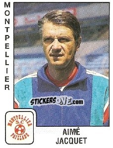 Cromo Aimé Jacquet - FOOT 1989-1990 - Panini