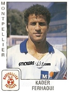 Sticker Kader Ferhaoui - FOOT 1989-1990 n. 192 - Panini