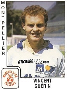 Sticker Vincent Guérin - FOOT 1989-1990 n. 193 - Panini