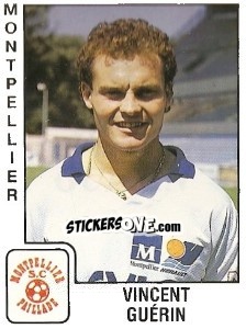 Figurina Vincent Guérin - FOOT 1989-1990 - Panini