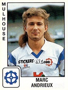 Sticker Marc Andrieux - FOOT 1989-1990 n. 202 - Panini