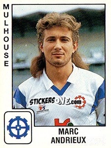 Figurina Marc Andrieux - FOOT 1989-1990 - Panini