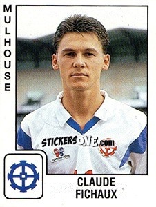 Sticker Claude Fichaux - FOOT 1989-1990 n. 205 - Panini