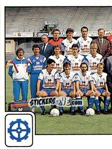 Sticker Equipe Partie A - FOOT 1989-1990 n. 206 - Panini