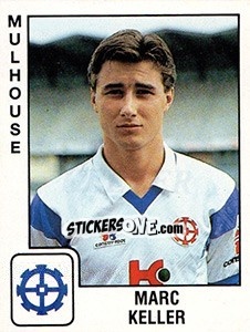 Sticker Marc Keller - FOOT 1989-1990 - Panini