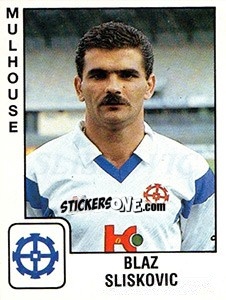 Sticker Blaz Sliskovic - FOOT 1989-1990 n. 211 - Panini