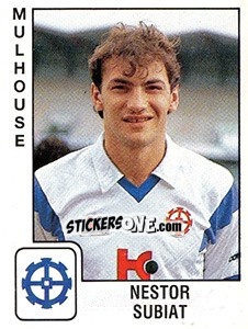 Cromo Nestor Subiat - FOOT 1989-1990 n. 212 - Panini