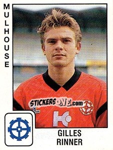 Sticker Gilles Rinner - FOOT 1989-1990 - Panini