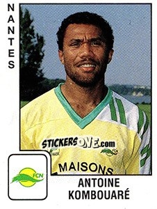 Cromo Antoine Kombouaré - FOOT 1989-1990 n. 221 - Panini