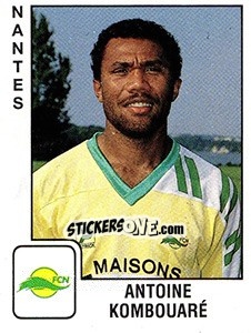 Cromo Antoine Kombouaré - FOOT 1989-1990 - Panini