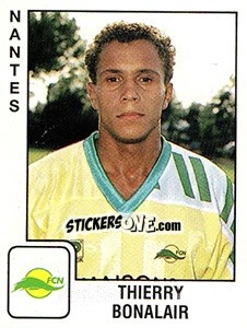 Sticker Thierry Bonalair - FOOT 1989-1990 - Panini