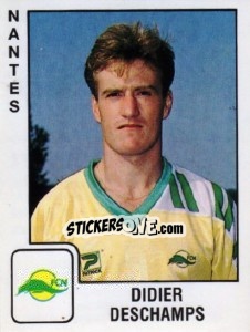 Cromo Didier Deschamps - FOOT 1989-1990 - Panini