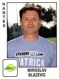 Sticker Miroslav Blazevic - FOOT 1989-1990 n. 226 - Panini