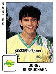 Sticker Jorge Burruchaga - FOOT 1989-1990 n. 227 - Panini