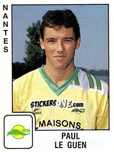 Sticker Paul Le Guen - FOOT 1989-1990 n. 228 - Panini