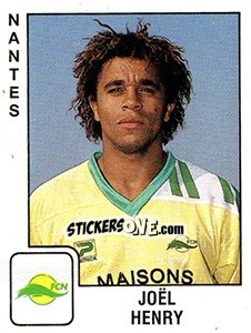 Sticker Joël Henry - FOOT 1989-1990 - Panini