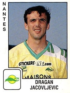 Sticker Dragan Jacovljevic - FOOT 1989-1990 - Panini