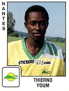 Figurina Thierno Youm - FOOT 1989-1990 - Panini