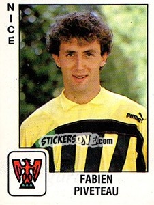 Sticker Fabien Piveteau - FOOT 1989-1990 - Panini