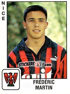 Sticker Frédéric Martin - FOOT 1989-1990 - Panini