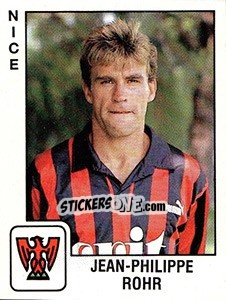 Cromo Jean Philippe Rohr - FOOT 1989-1990 n. 241 - Panini